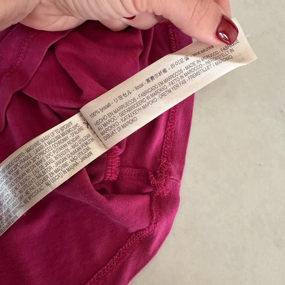 Massimo Dutti Women’s Pink Blouse Short Sleeve - Picture 5 of 5